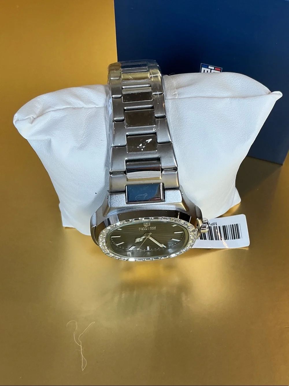 Invicta Men’s Silver Stainless Steel Watch with Black Dial - MPW-0328